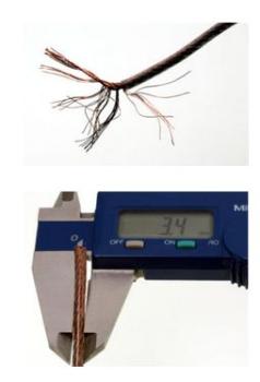 Antennenlitze-3,4 mm